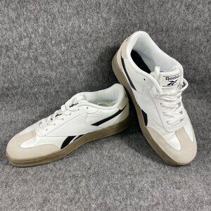 Reebok Forte Lounger Women’s 7.5 Sneakers White Leather Suede Comfort Footbed